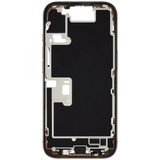 Mid-Frame Housing W/ Charging Port Flex & Small Parts For iPhone 16 Pro (US Version) (Pull) (Desert Titanium)