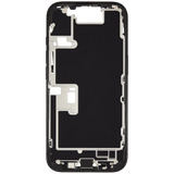 Mid-Frame Housing W/ Charging Port Flex & Small Parts For iPhone 16 Pro (US Version) (Pull) (Black Titanium)