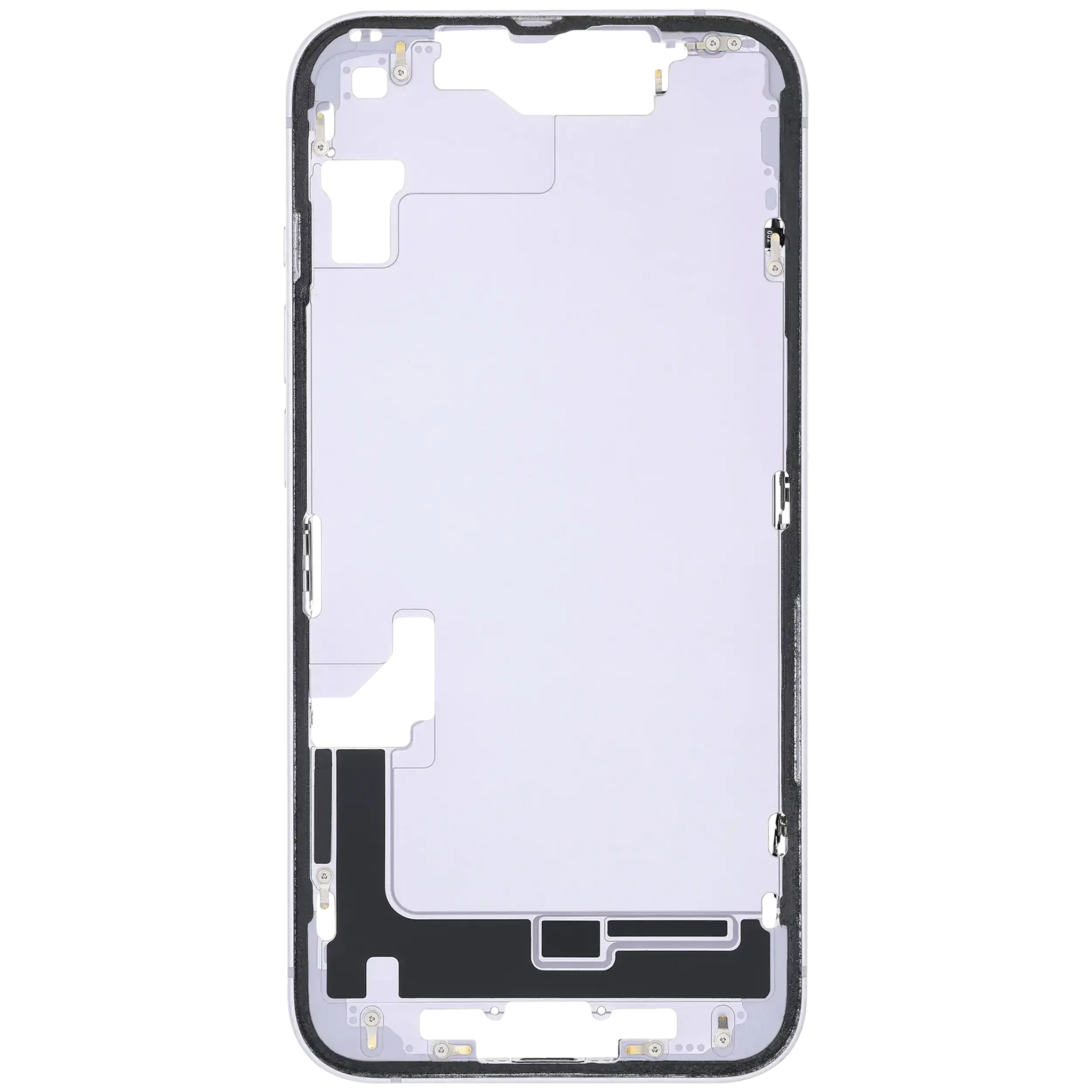 Mid-Frame Housing W/ Small Parts For iPhone 14 (EU / Global Version) (Pull) (Purple)