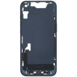 Mid-Frame Housing W/ Charging Port Flex & Small Parts For iPhone 14 (US Version) (Pull) (Midnight)