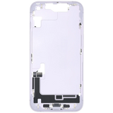 Mid-Frame Housing W/ Charging Port Flex & Small Parts For iPhone 14 (US Version) (Pull) (Purple)