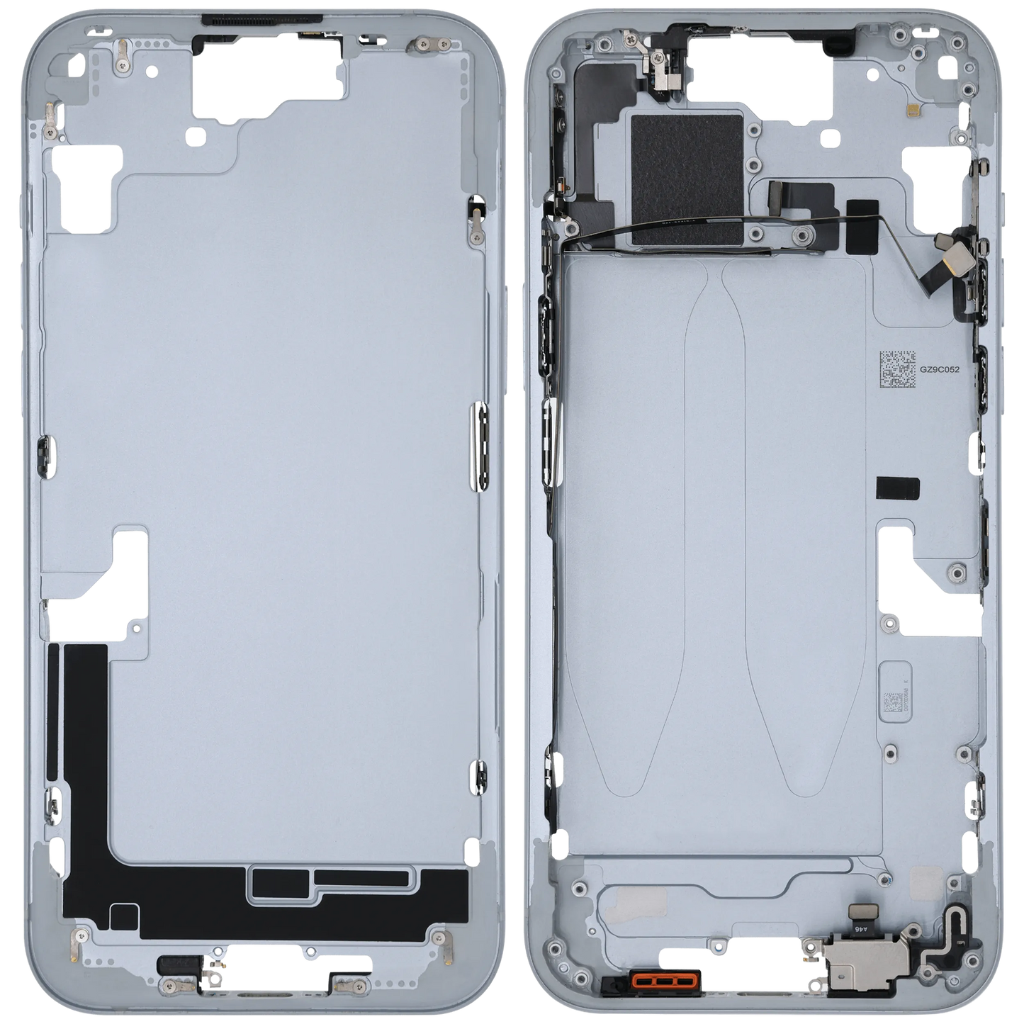 Mid-Frame Housing W/ Small Parts For iPhone 15 Plus (US Version) (Pull) (Blue)