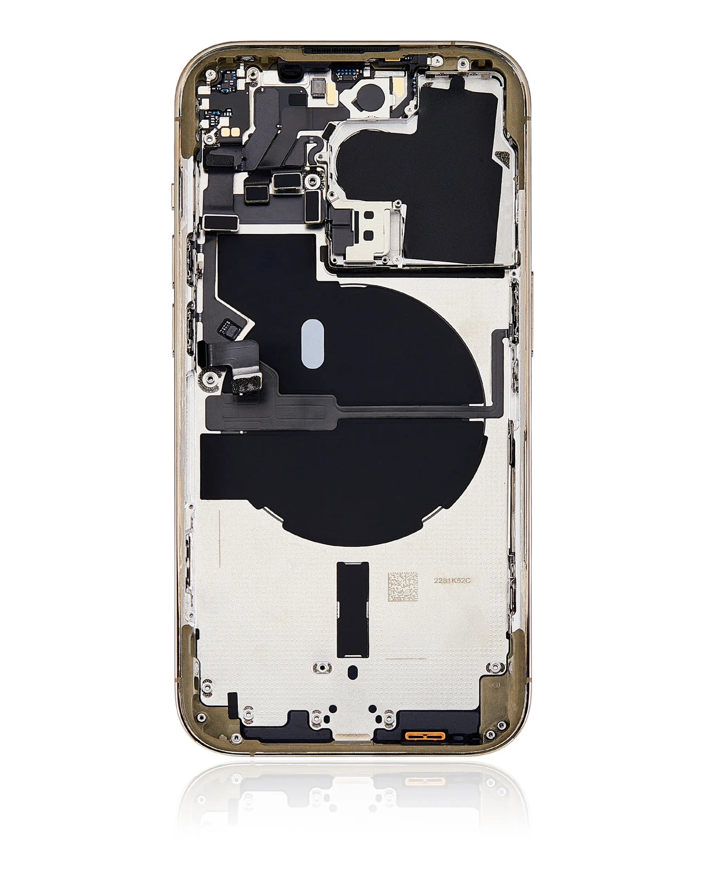 Back Housing W/ Small Parts For iPhone 14 Pro (US Version) (Pull) (Gold)
