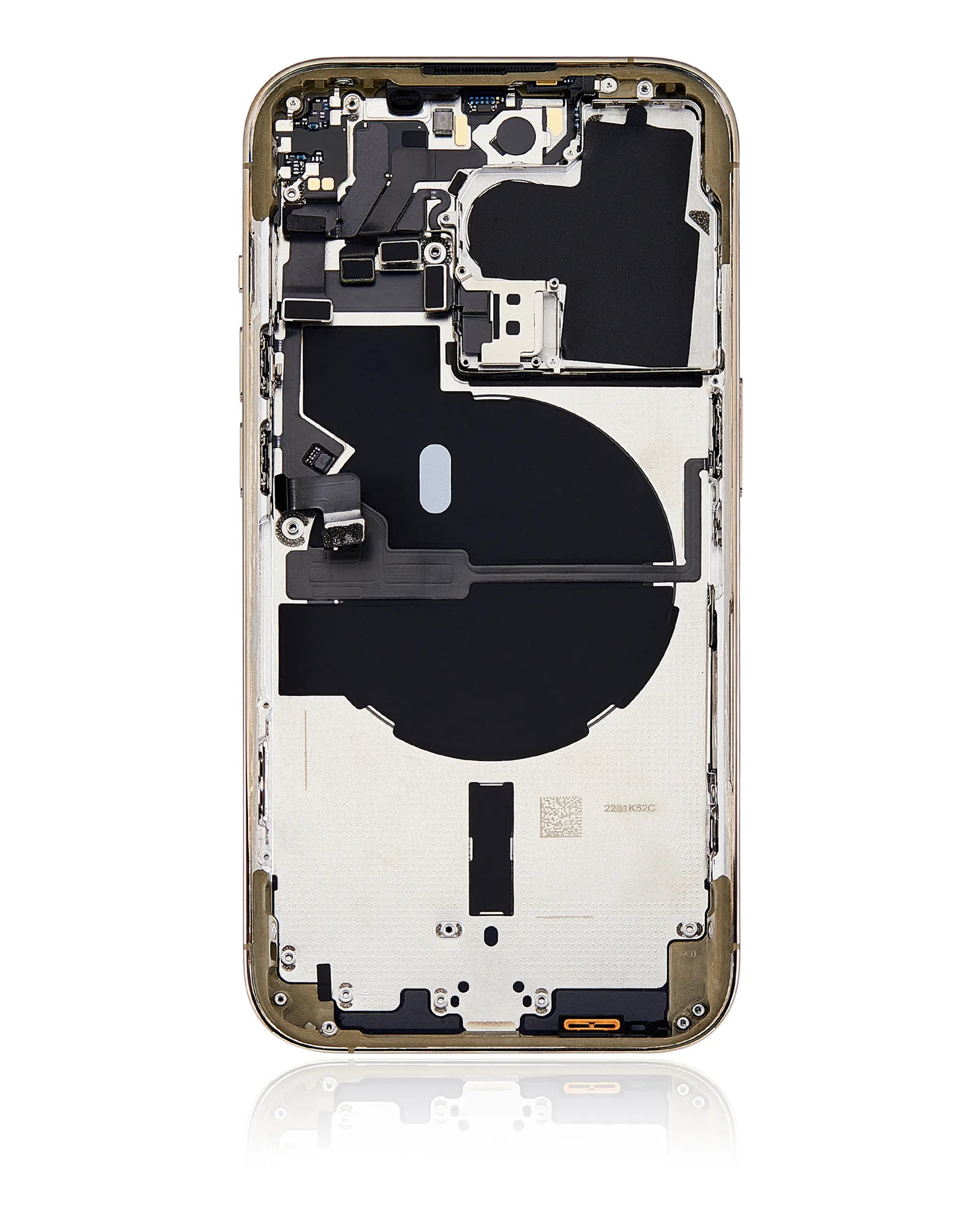 Back Housing W/ Small Parts For iPhone 14 Pro (US Version) (Pull) (Gold)