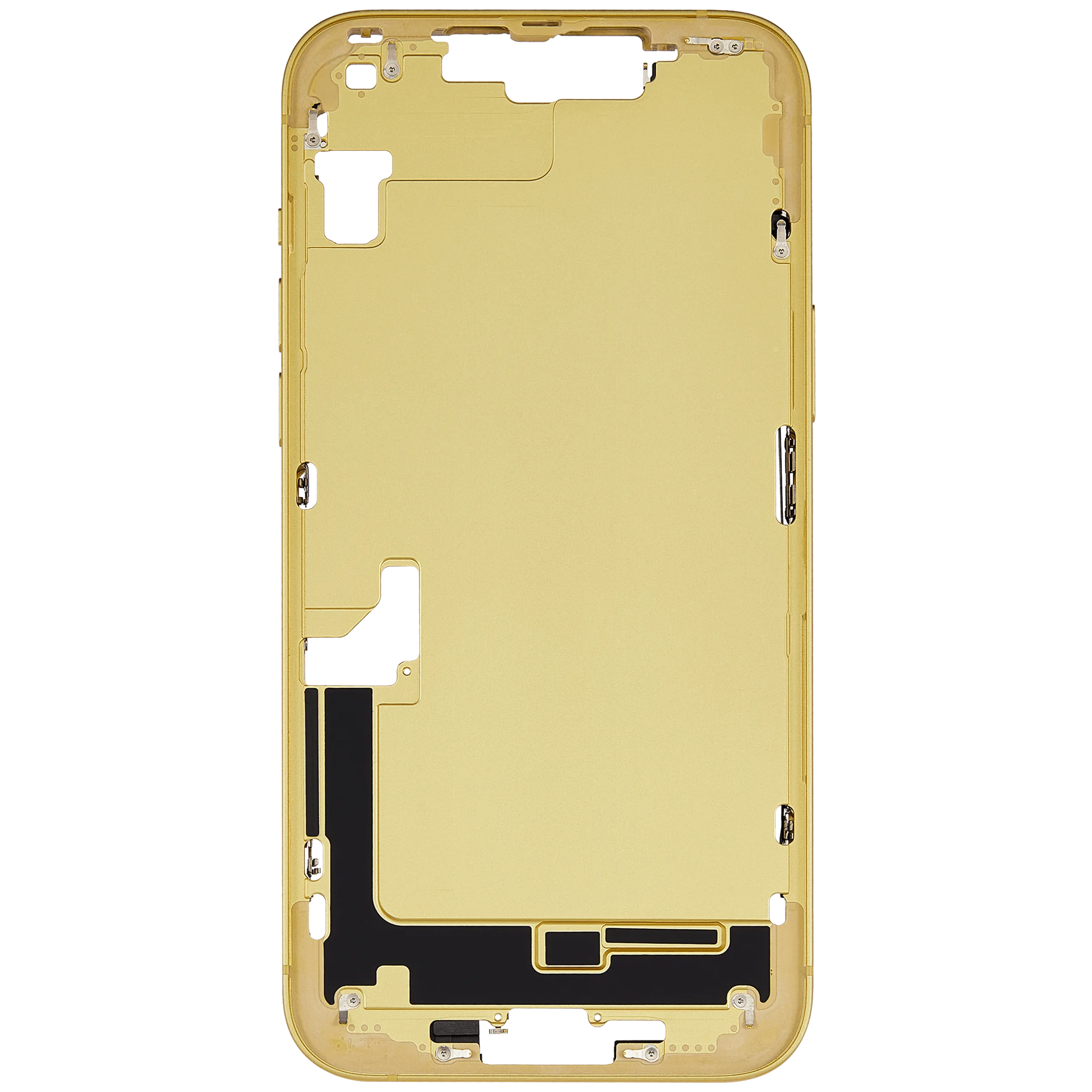 Mid-Frame Housing W/ Small Parts For iPhone 14 Plus (US Version) (Pull) (Yellow)