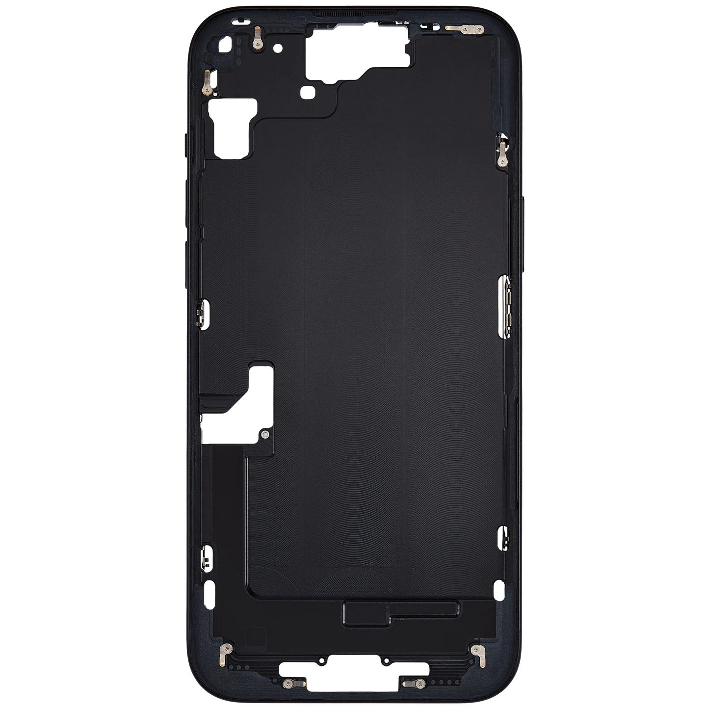 Mid-Frame Housing W/ Small Parts For iPhone 15 Plus (US Version) (Pull) (Black)