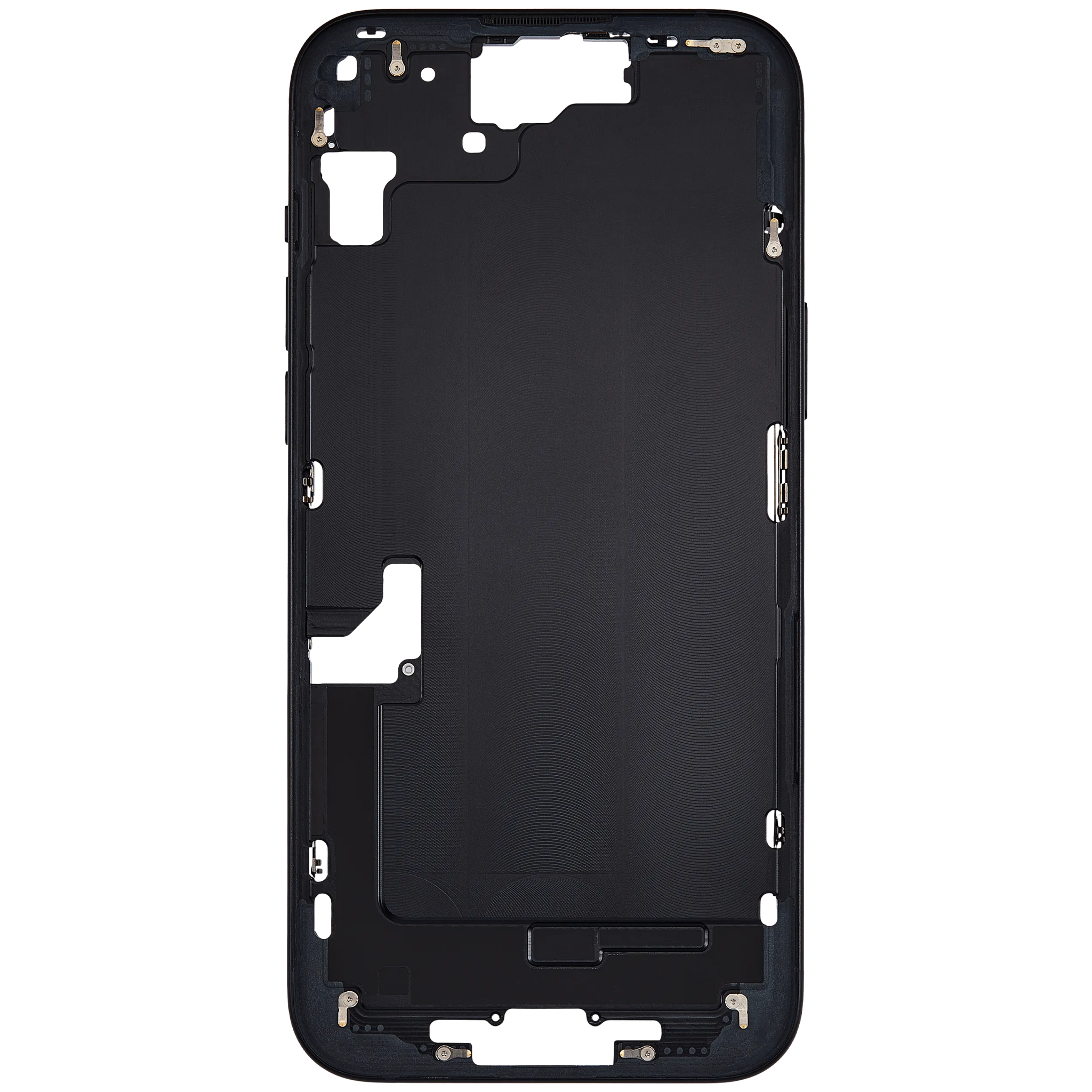 Mid-Frame Housing W/ Small Parts For iPhone 15 Plus (US Version) (Pull) (Black)
