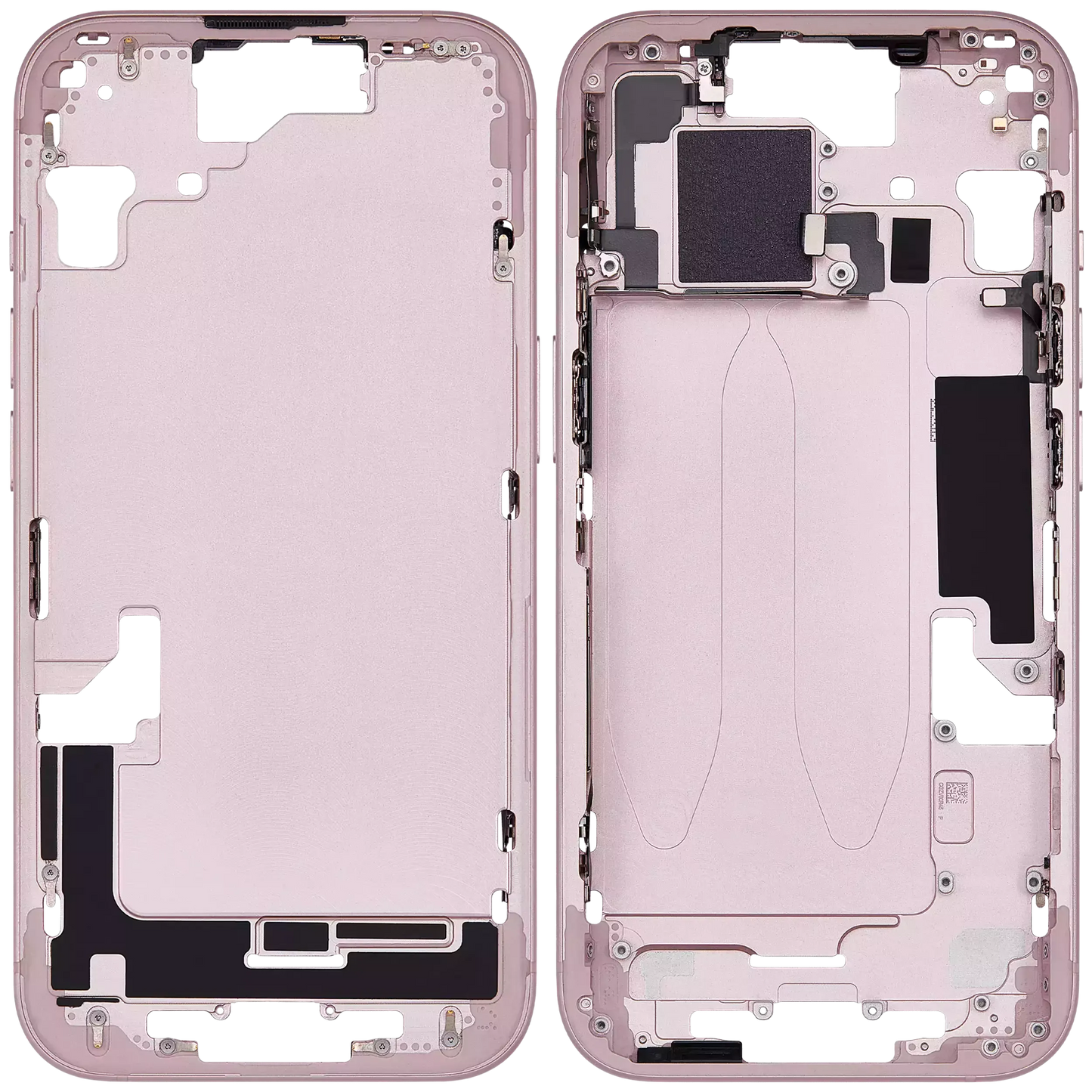 Mid-Frame Housing W/ Small Parts For iPhone 15 (EU / Global Version) (Pull) (Pink)