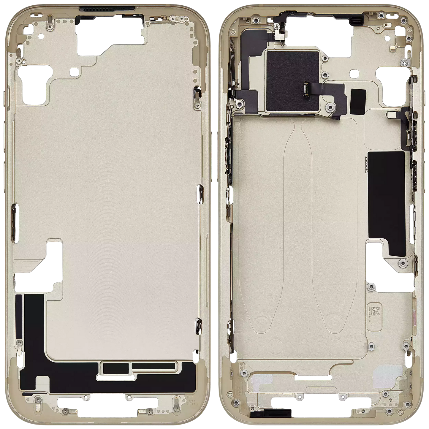 Mid-Frame Housing W/ Small Parts For iPhone 15 (EU / Global Version) (Pull) (Yellow)