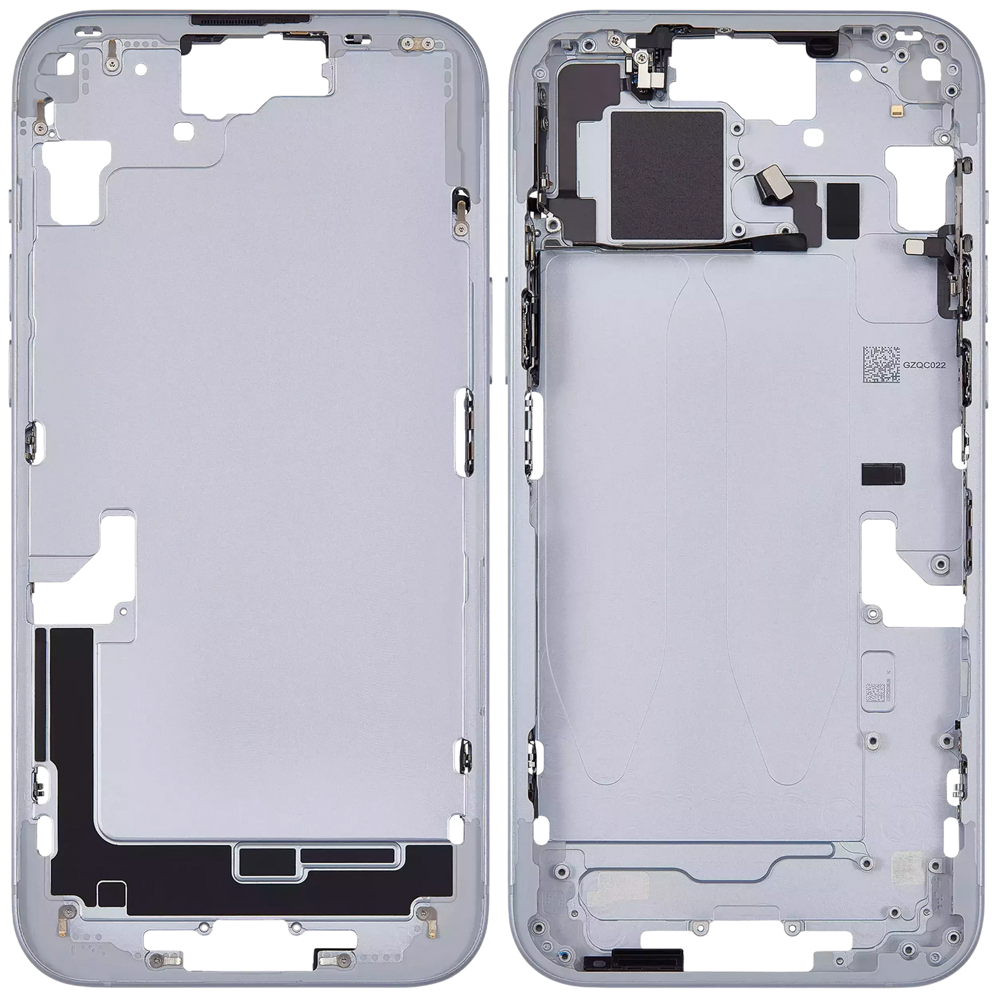 Mid-Frame Housing W/ Small Parts For iPhone 15 Plus (EU / Global Version) (Pull) (Blue)