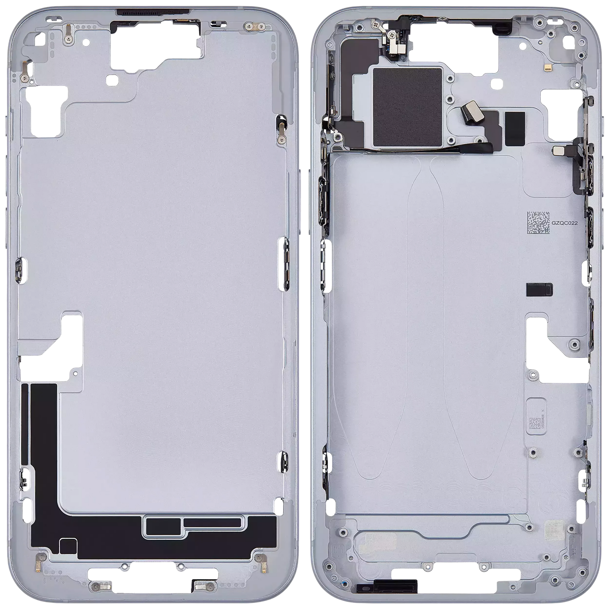 Mid-Frame Housing W/ Small Parts For iPhone 15 Plus (EU / Global Version) (Pull) (Blue)