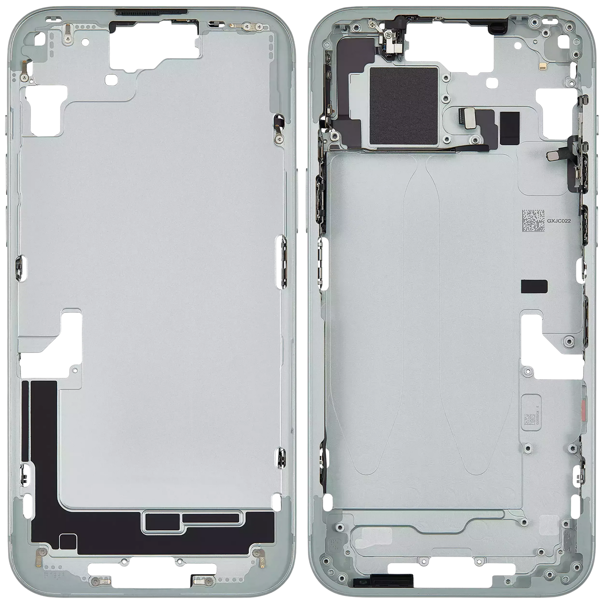 Mid-Frame Housing W/ Small Parts For iPhone 15 Plus (EU / Global Version) (Pull) (Green)