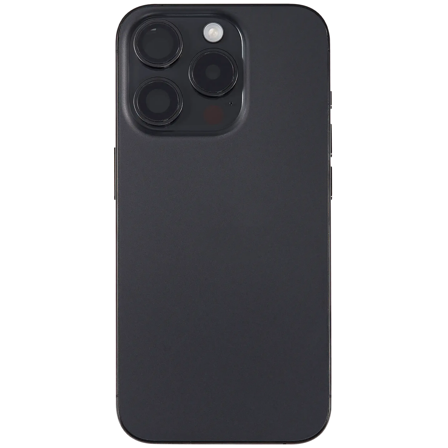 Back Housing W/ Small Parts Compatible For iPhone 15 Pro (US Version) (Pull) (Black Titanium)