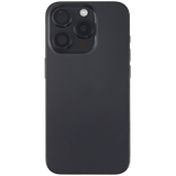 Back Housing W/ Small Parts Compatible For iPhone 15 Pro (US Version) (Pull) (Black Titanium)