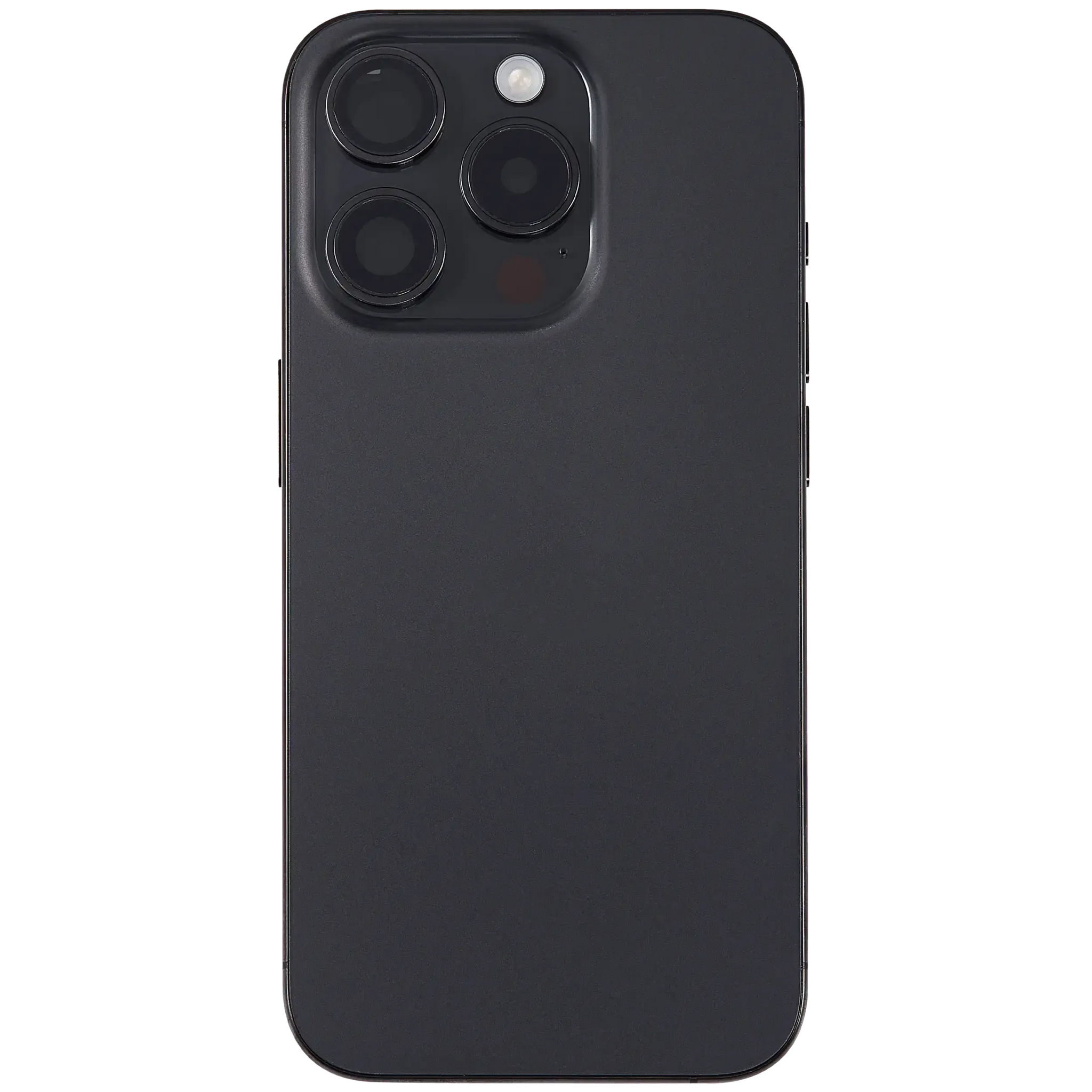 Back Housing W/ Small Parts Compatible For iPhone 15 Pro (US Version) (Pull) (Black Titanium)