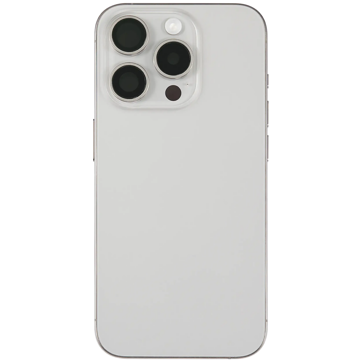 Back Housing W/ Small Parts For iPhone 15 Pro (US Version) (Pull) (White Titanium)