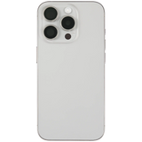 Back Housing W/ Small Parts For iPhone 15 Pro (US Version) (Pull) (White Titanium)