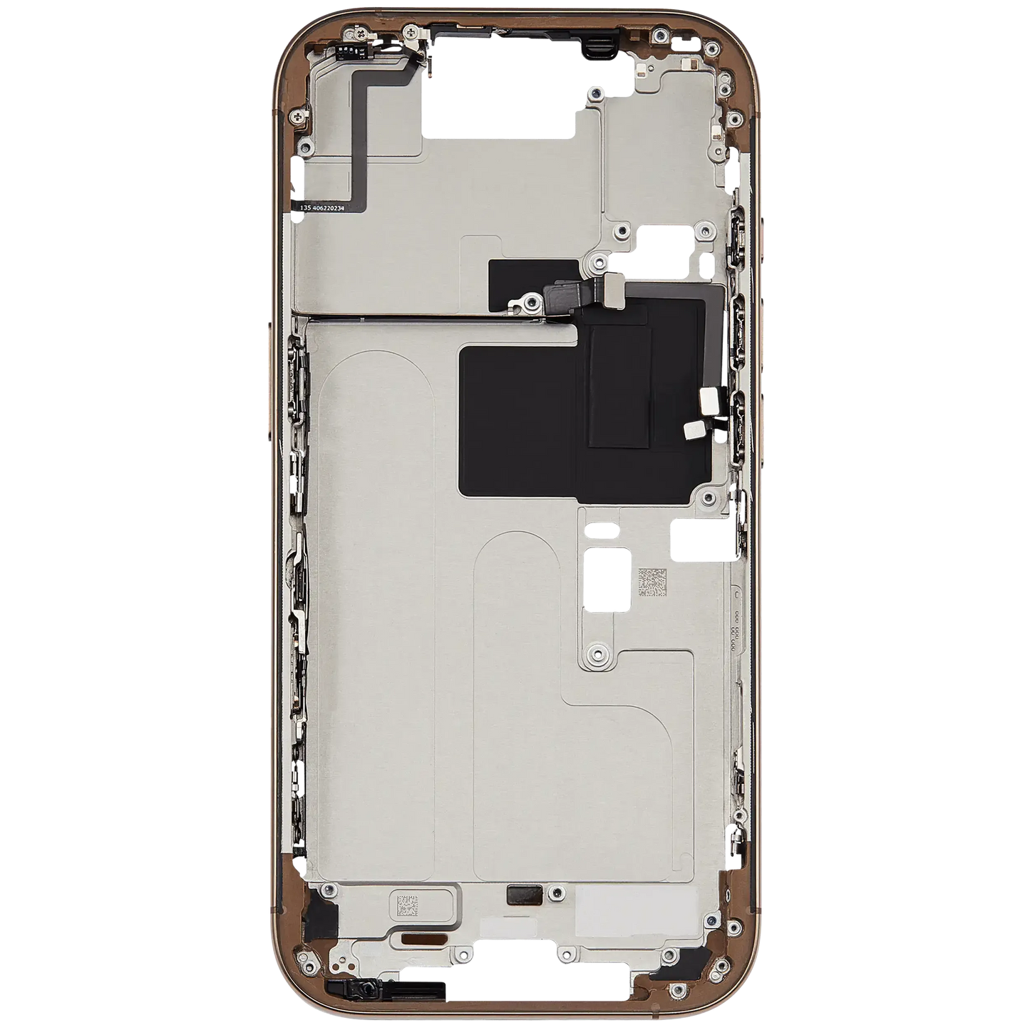 Mid-Frame Housing W/ Small Parts For iPhone 16 Pro (US Version) (Pull) (Desert Titanium)