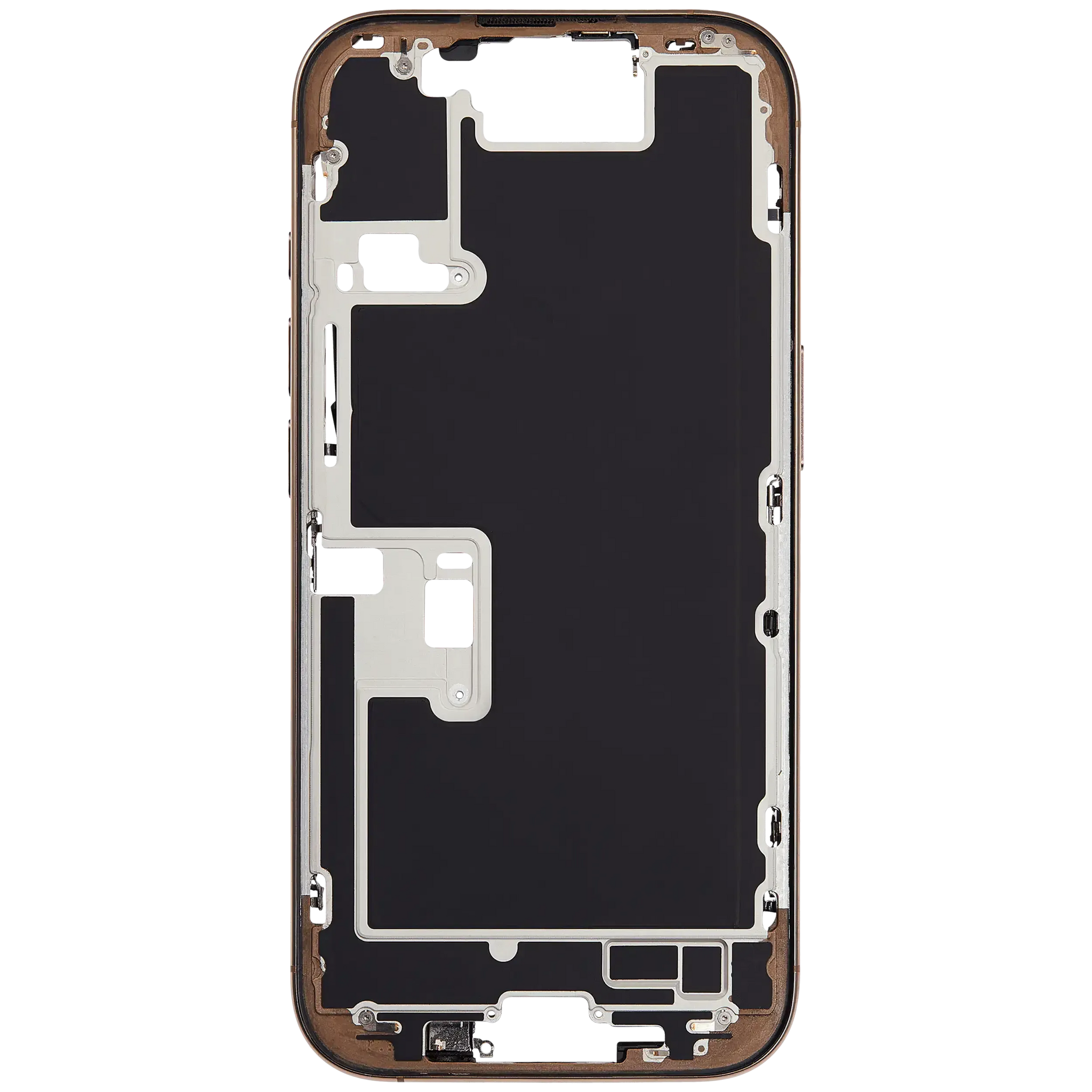 Mid-Frame Housing W/ Small Parts For iPhone 16 Pro (EU / Global Version) (Pull) (Desert Titanium)