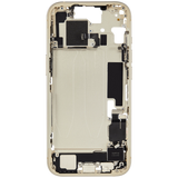 Mid-Frame Housing W/ Charging Port Flex & Small Parts For iPhone 15 (EU / Global Version) (Pull) (Yellow)