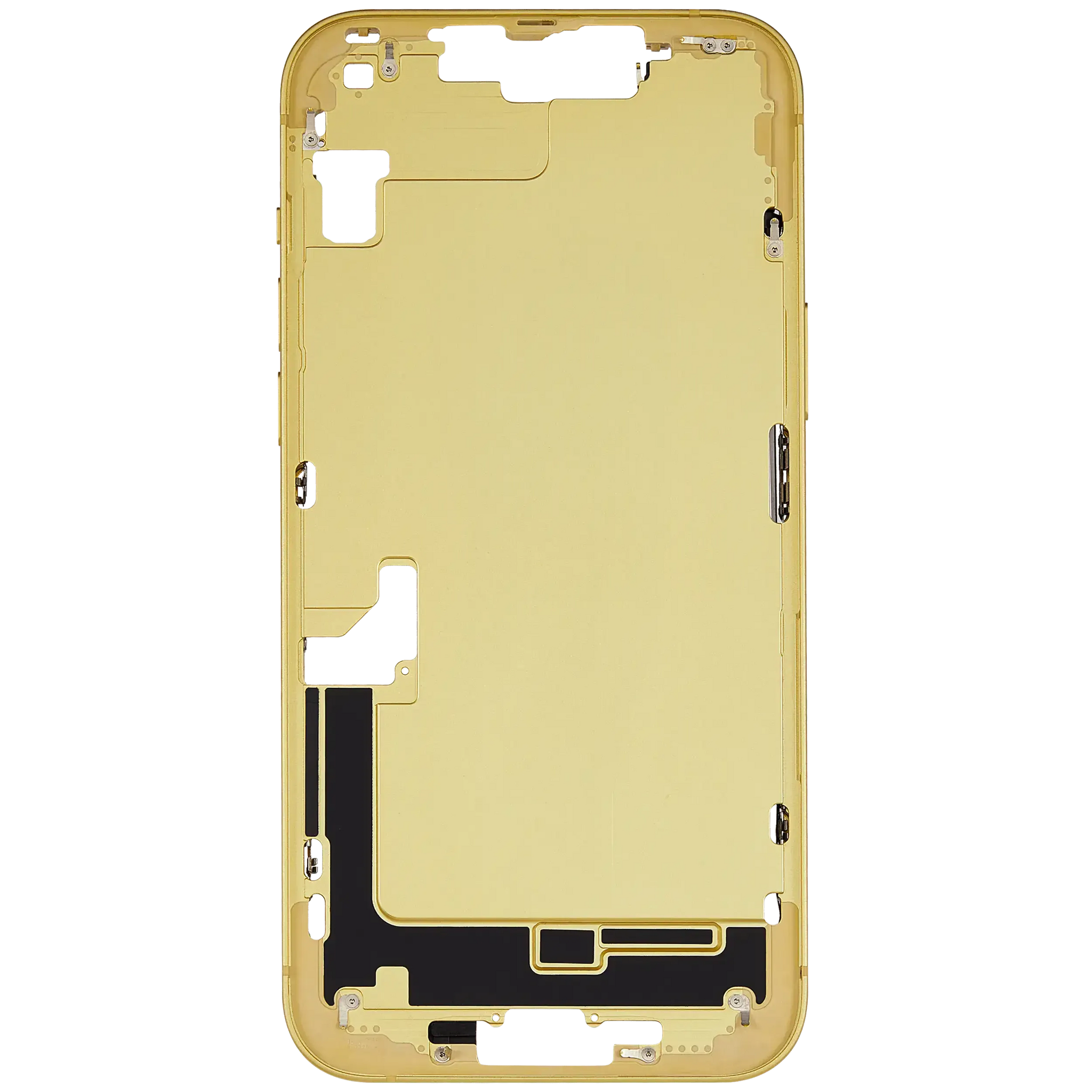 Mid-Frame Housing W/ Small Parts For iPhone 14 Plus (EU / Global Version) (Pull) (Yellow)