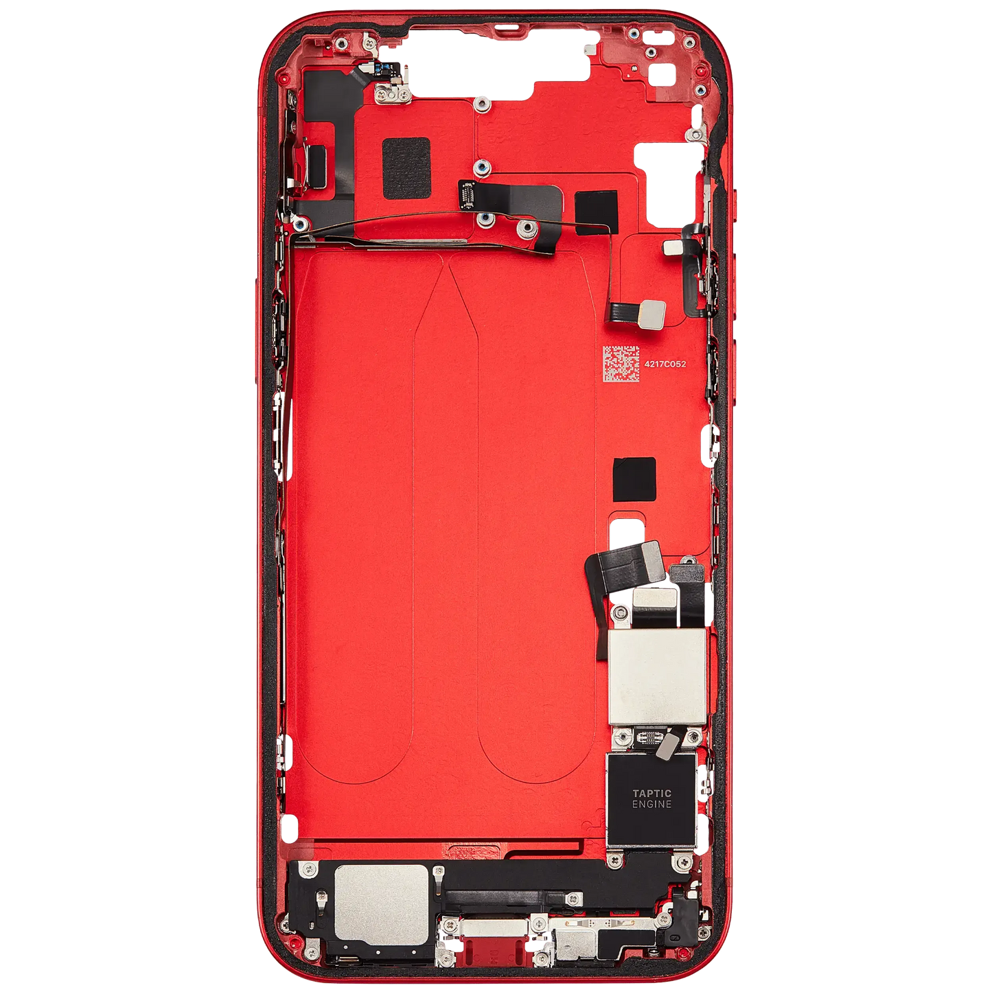 Mid-Frame Housing W/ Charging Port Flex & Small Parts For iPhone 14 Plus (US Version) (Pull) (Red)