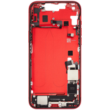Mid-Frame Housing W/ Charging Port Flex & Small Parts For iPhone 14 Plus (US Version) (Pull) (Red)