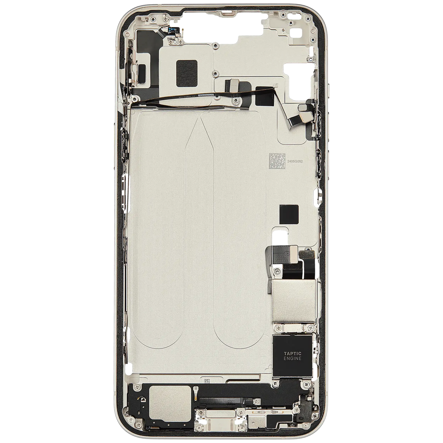 Mid-Frame Housing W/ Charging Port Flex & Small Parts For iPhone 14 Plus (US Version) (Pull) (Starlight)
