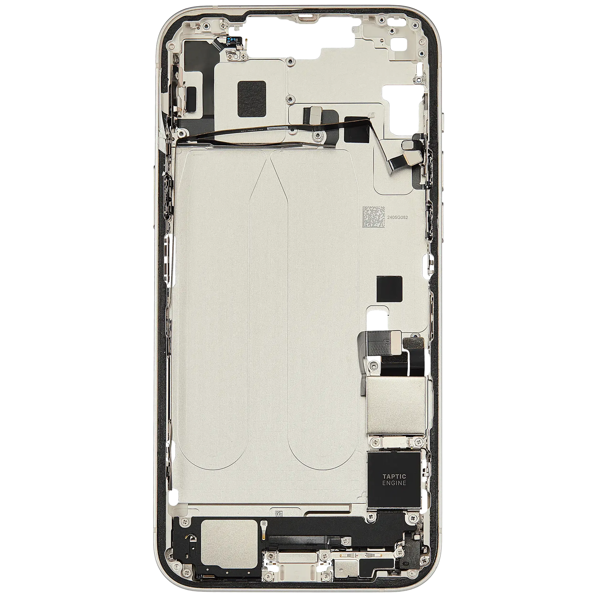 Mid-Frame Housing W/ Charging Port Flex & Small Parts For iPhone 14 Plus (US Version) (Pull) (Starlight)