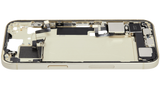 Mid-Frame Housing W/ Charging Port Flex & Small Parts For iPhone 15 (US Version) (Pull) (Yellow)