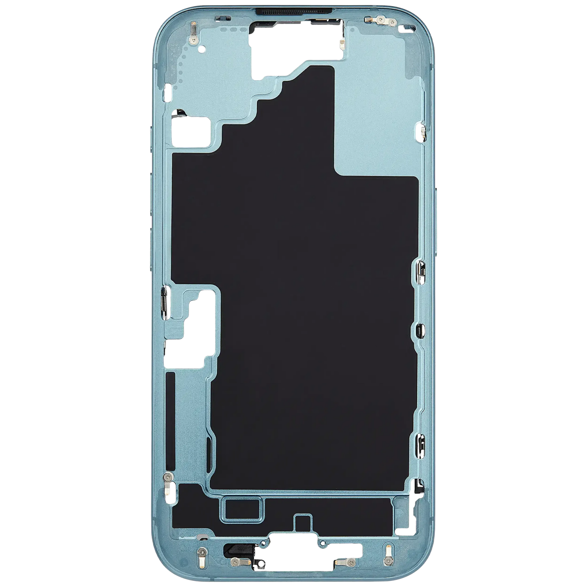 Mid-Frame Housing W/ Small Parts For iPhone 16 (EU / Global Version) (Pull) (Teal)