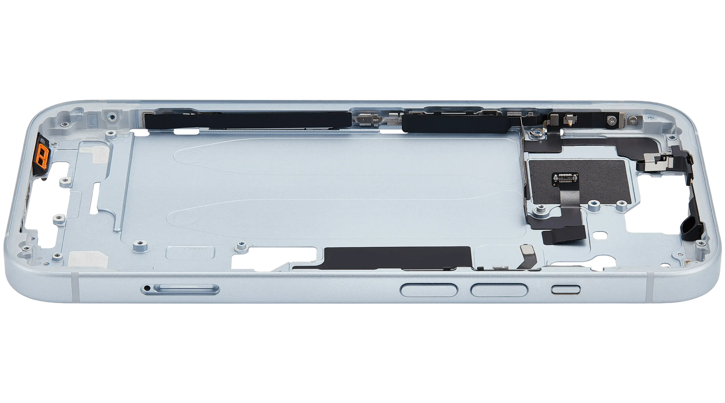 Mid-Frame Housing W/ Small Parts For iPhone 15 (EU / Global Version) (Pull) (Blue)