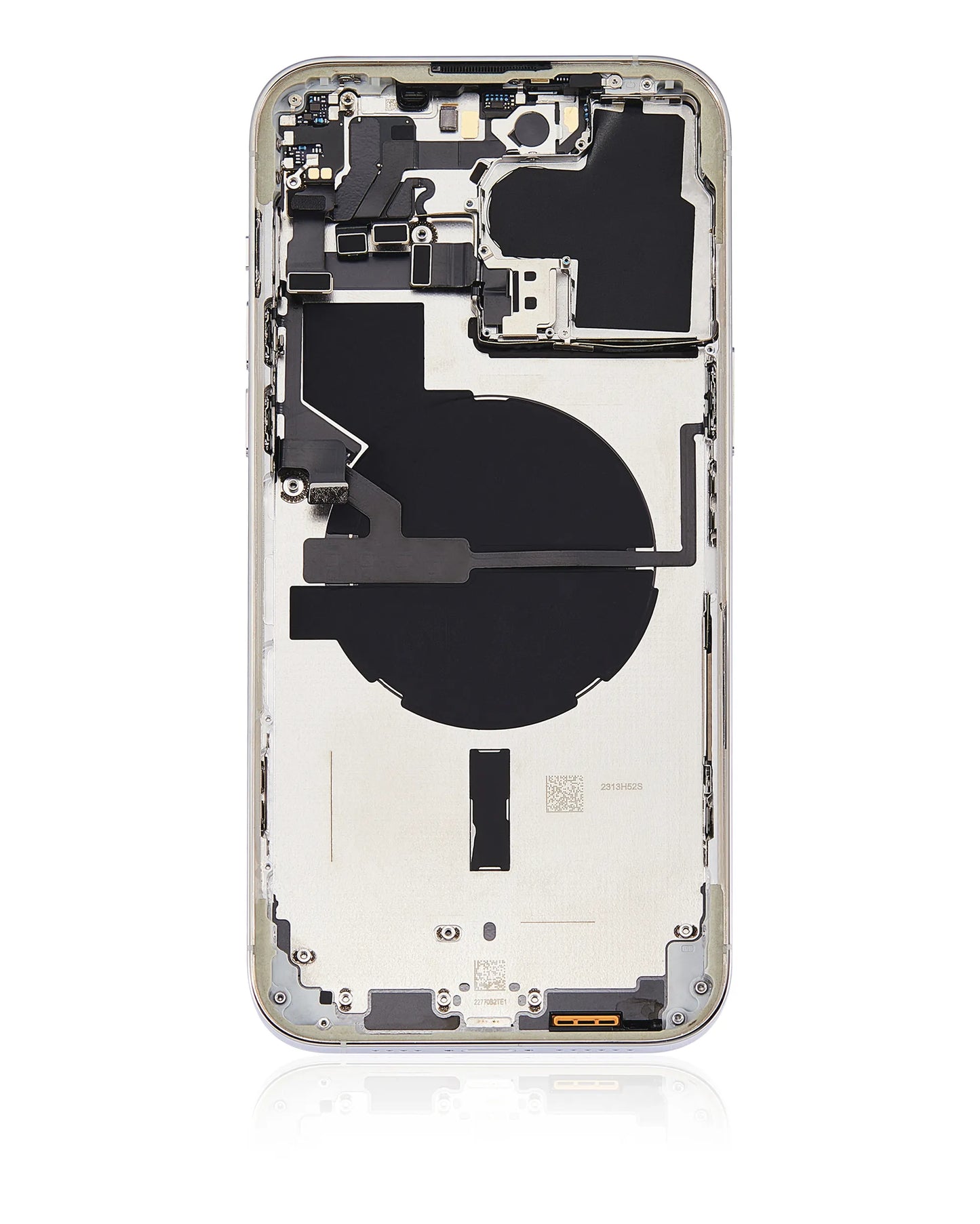 Back Housing W/ Small Parts For iPhone 14 Pro Max (US Version) (Pull) (Silver)