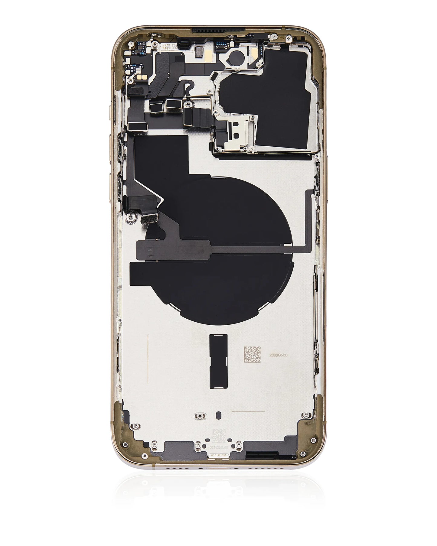 Back Housing W/ Small Parts For iPhone 14 Pro Max (US Version) (Pull) (Gold)