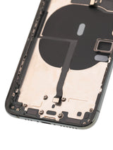 Back Housing W/ Small Components Pre-Installed For iPhone 11 Pro (Pull) (Matte Midnight Green)