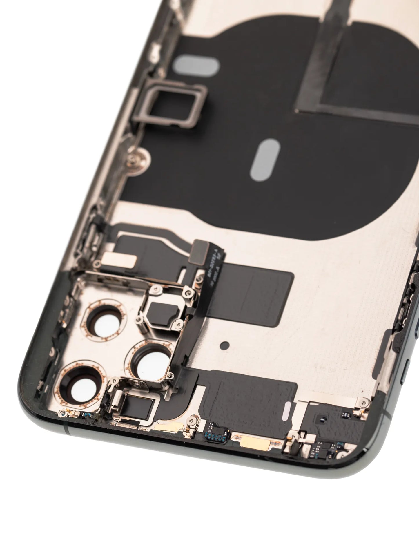 Back Housing W/ Small Components Pre-Installed For iPhone 11 Pro Max (Pull) (Midnight Green)