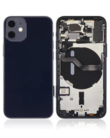 Back Housing W/ Small Parts For iPhone 12 Mini (EU / Global Version) (Pull) (Black)
