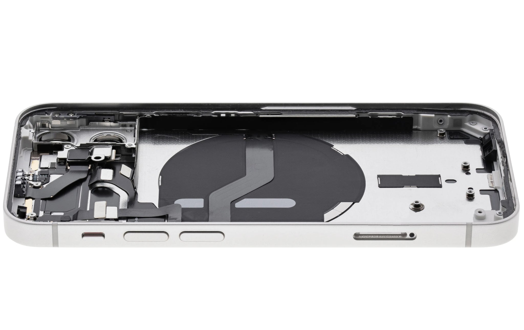 Back Housing W/ Small Parts For iPhone 12 Mini (US Version) (Pull) (White)