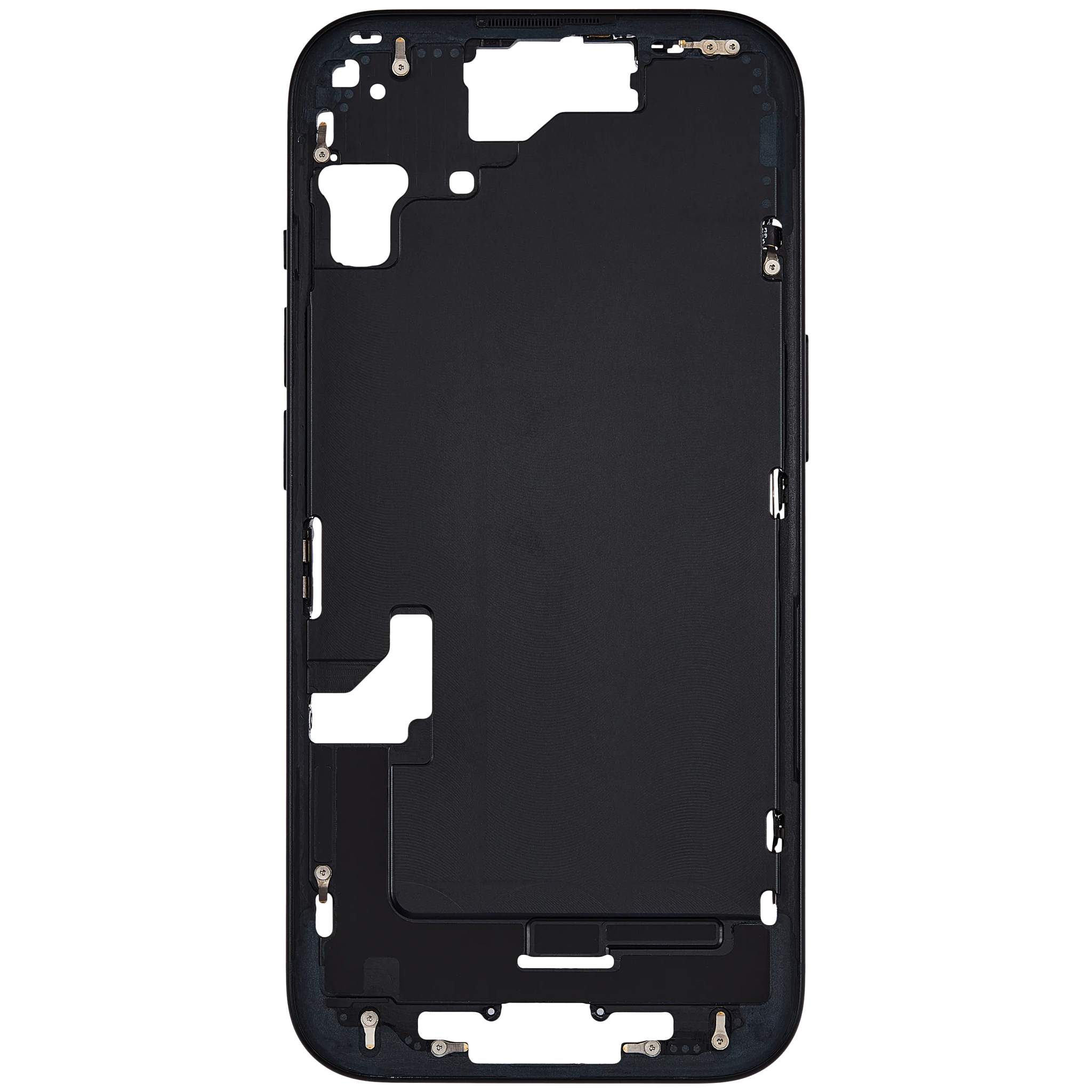 Mid-Frame Housing W/ Small Parts For iPhone 15 (US Version) (Pull (Black)