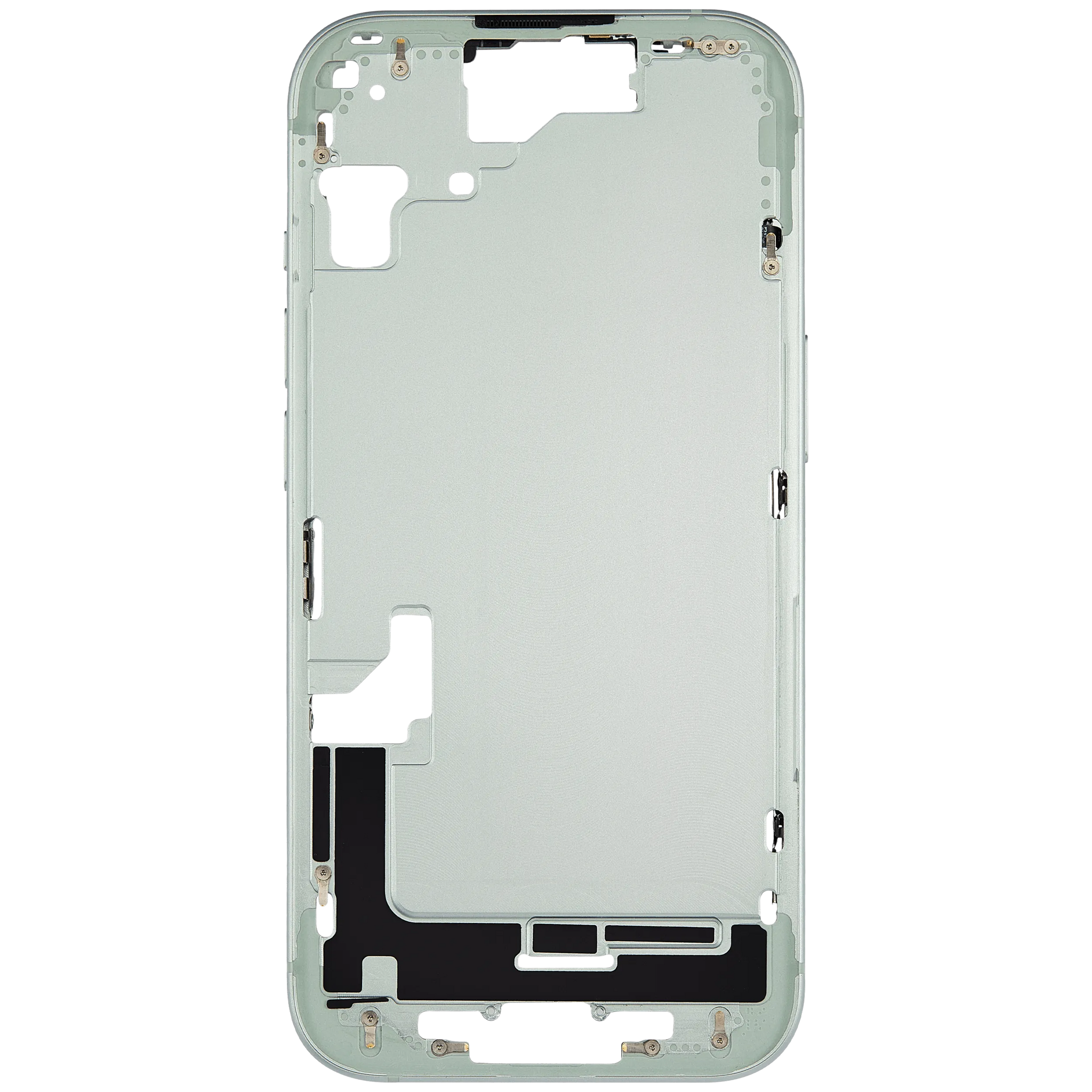 Mid-Frame Housing W/ Small Parts For iPhone 15 (US Version) (Used OEM Pull: Grade A) (Green)