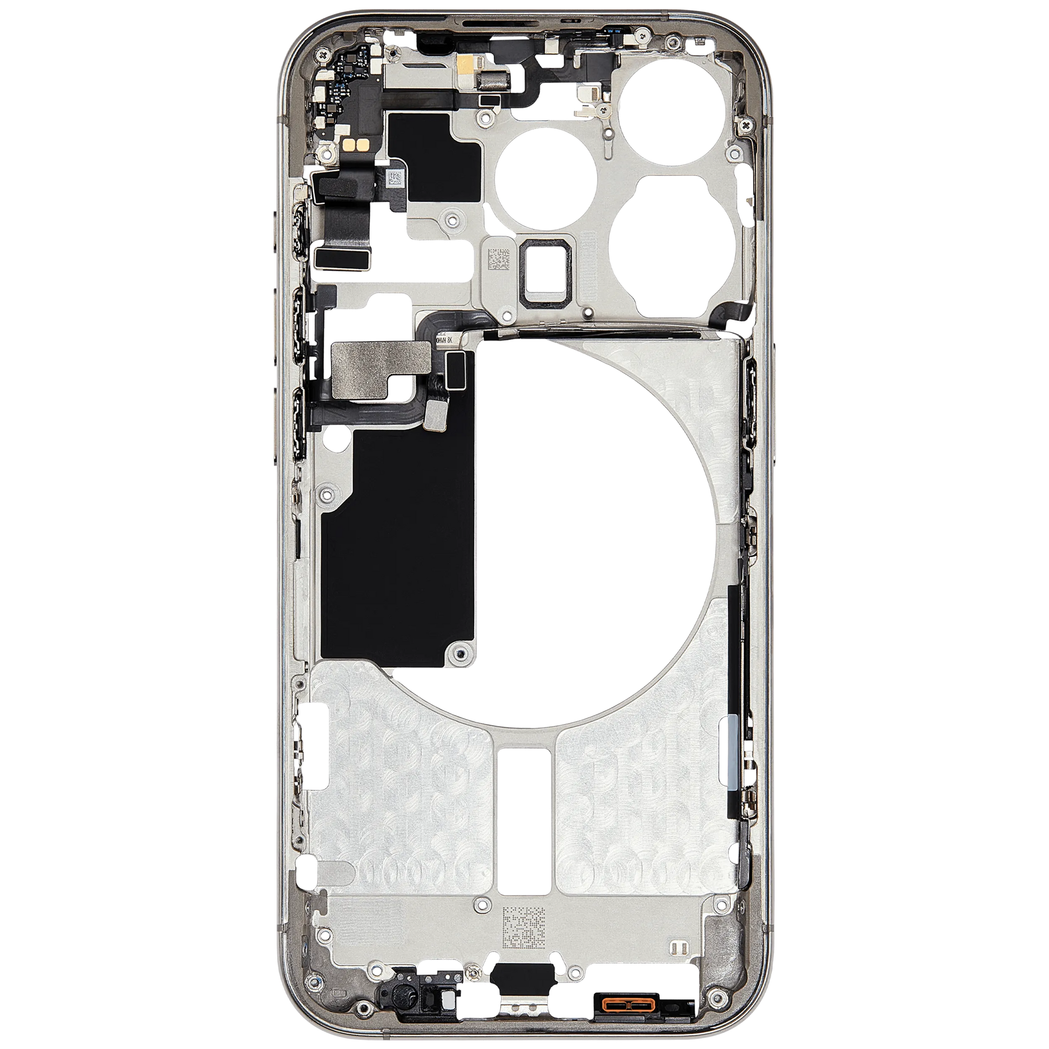 Mid-Frame Housing W/ Small Parts For iPhone 15 Pro (EU / Global Version) (Pull) (Natural Titanium)