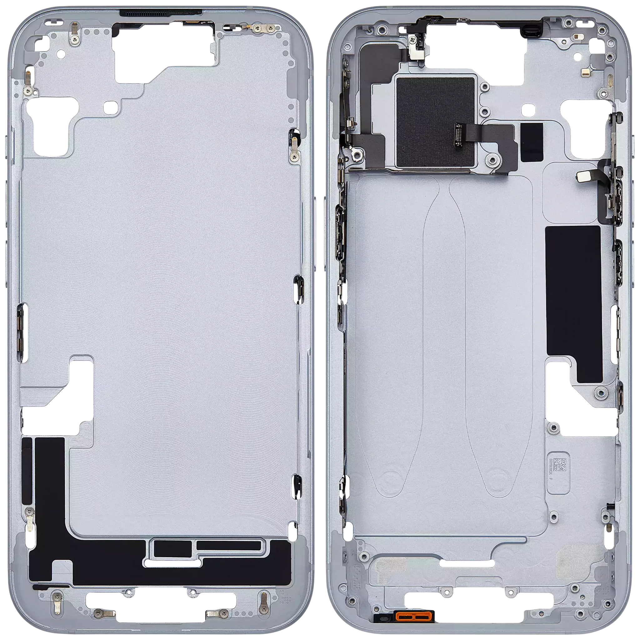 Mid-Frame Housing W/ Small Parts For iPhone 15 (EU / Global Version) (Pull) (Blue)