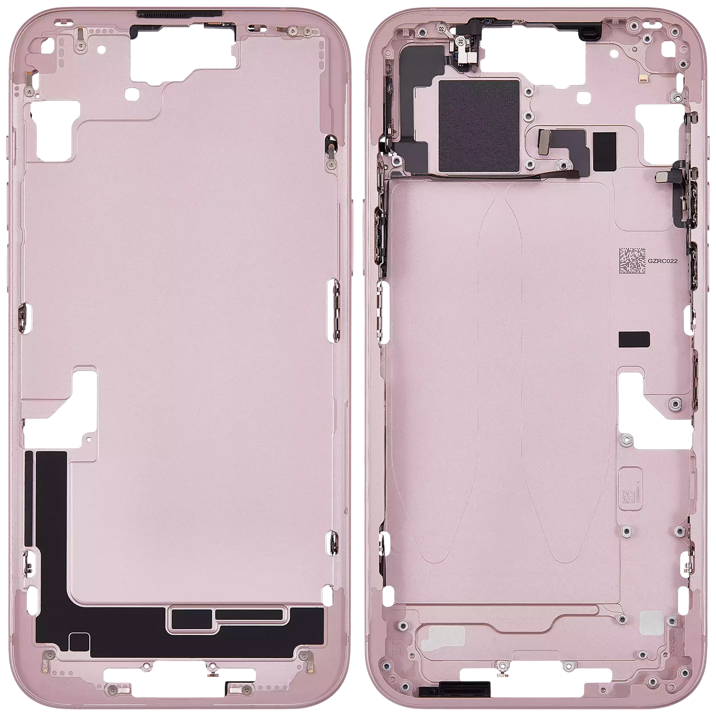 Mid-Frame Housing W/ Small Parts For iPhone 15 Plus (EU / Global Version) (Pull) (Pink)