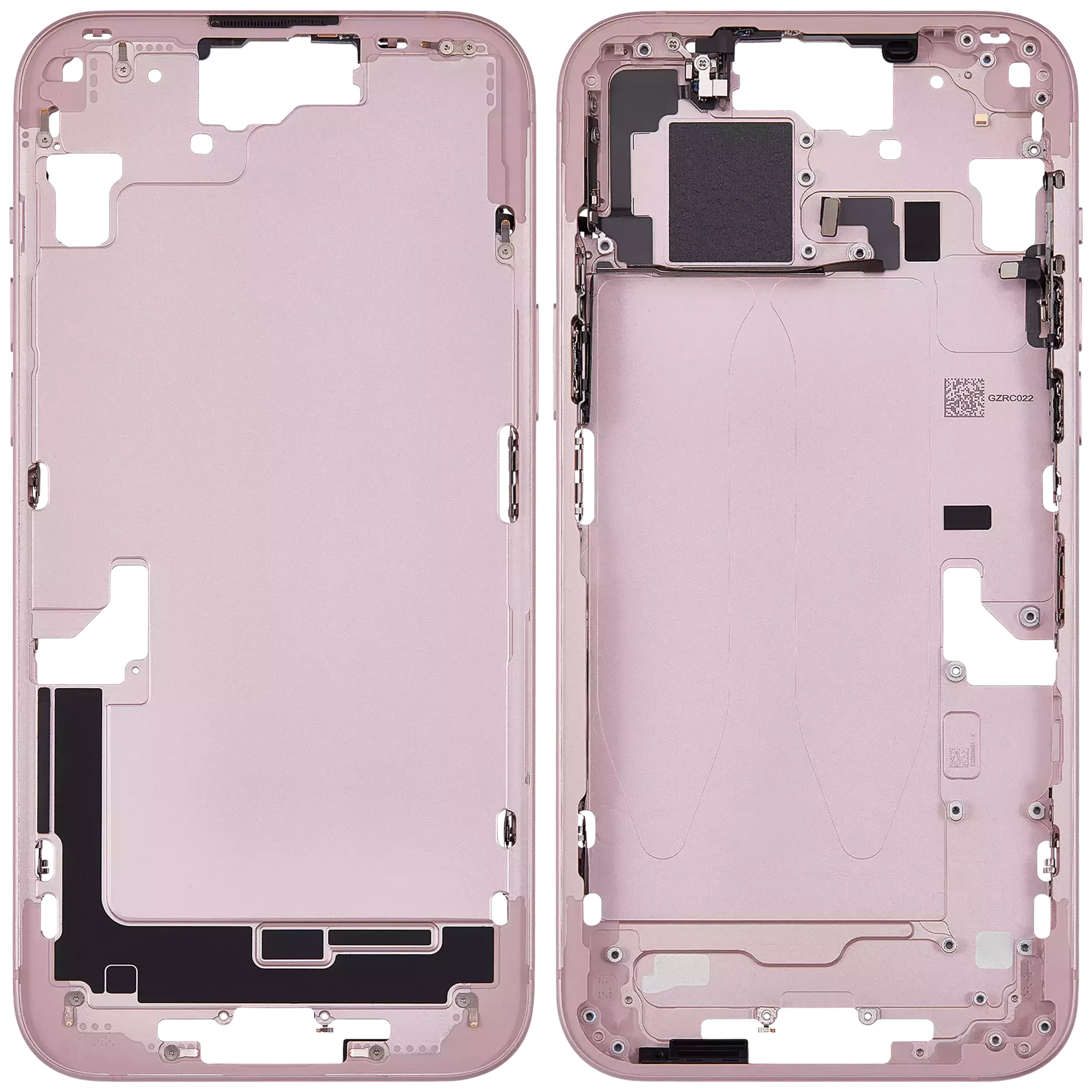 Mid-Frame Housing W/ Small Parts For iPhone 15 Plus (EU / Global Version) (Pull) (Pink)