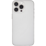 Back Housing W/ Small Parts For iPhone 15 Pro Max (US Version) (Pull) (White Titanium)