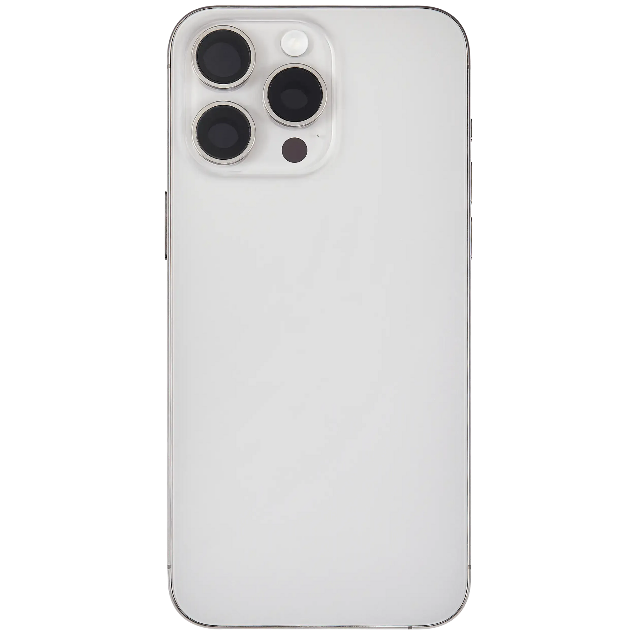Back Housing W/ Small Parts For iPhone 15 Pro Max (US Version) (Pull) (White Titanium)