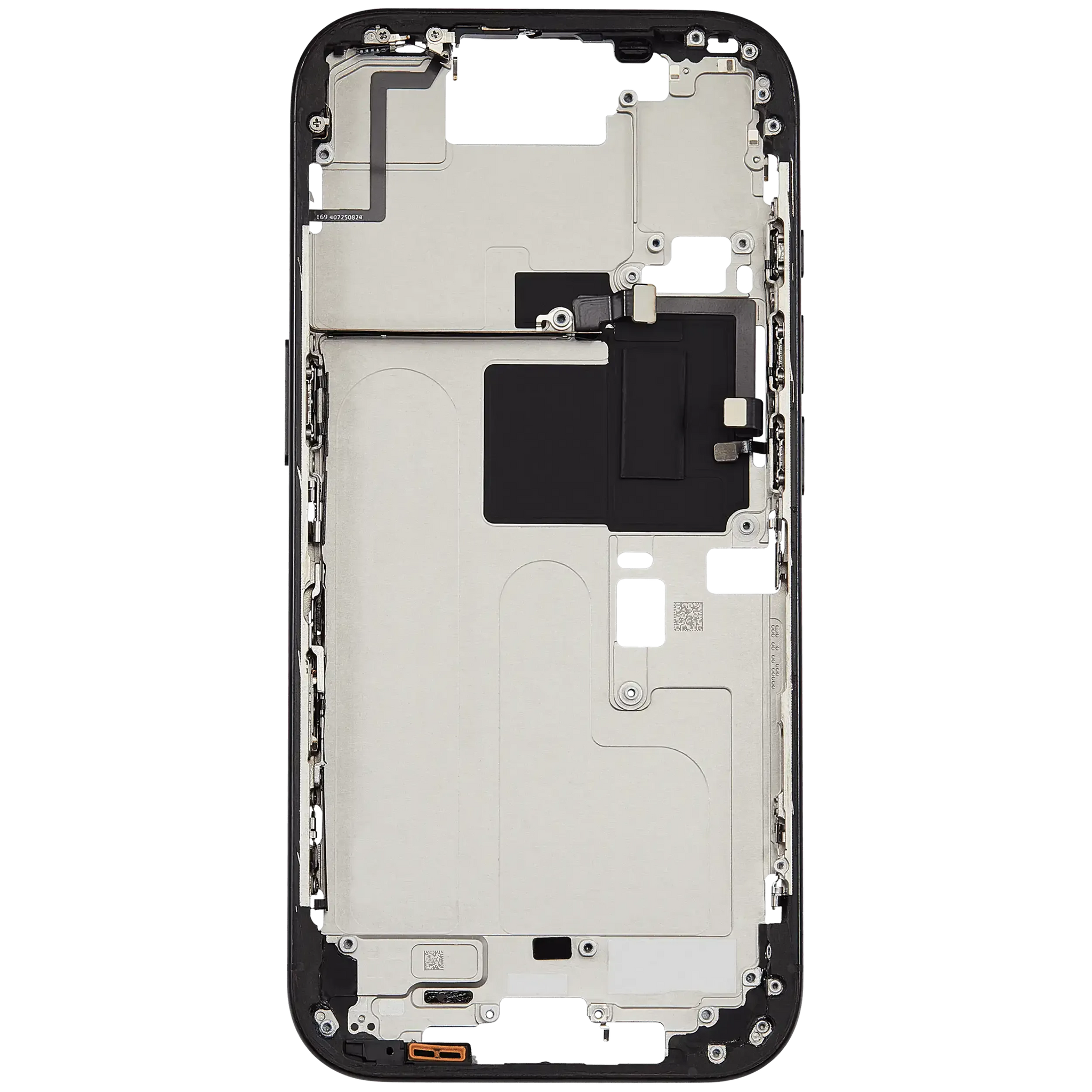 Mid-Frame Housing W/ Small Parts For iPhone 16 Pro (US Version) (Pull) (Black Titanium)