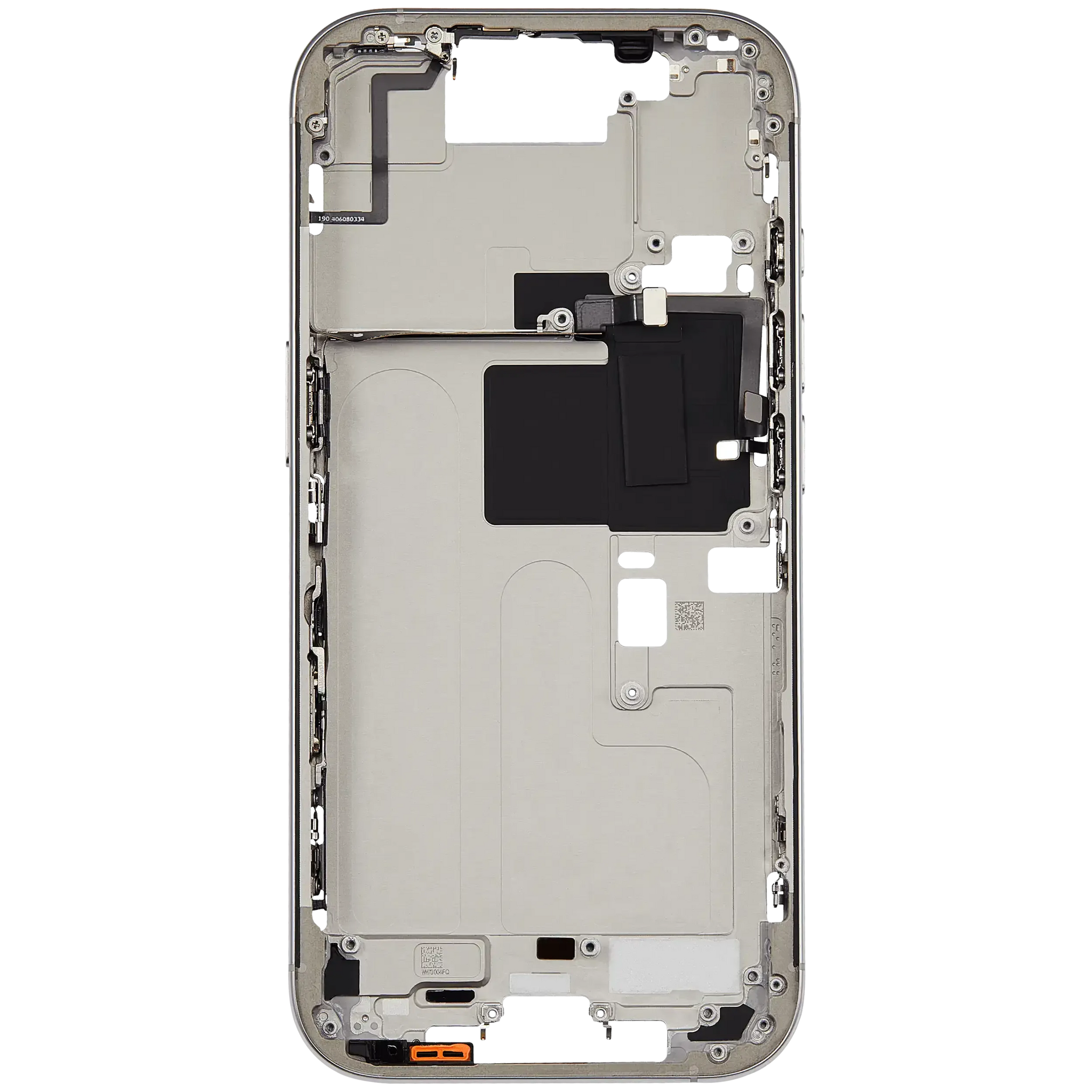 Mid-Frame Housing W/ Small Parts For iPhone 16 Pro (US Version) (Pull) (White Titanium)