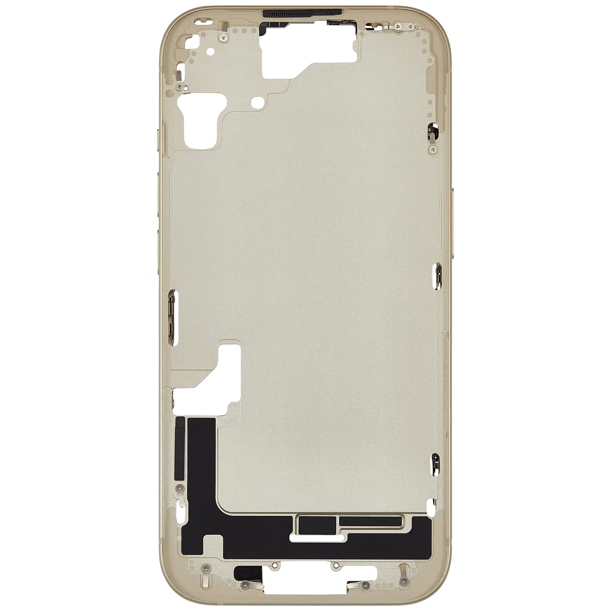Mid-Frame Housing W/ Small Parts For iPhone 15 (US Version) (Pull) (Yellow)