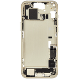 Mid-Frame Housing W/ Charging Port Flex & Small Parts For iPhone 15 Plus (EU / Global Version) (Pull) (Yellow)